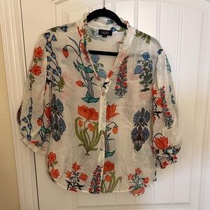 Gigio Floral Button-Up Blouse - Multicolor